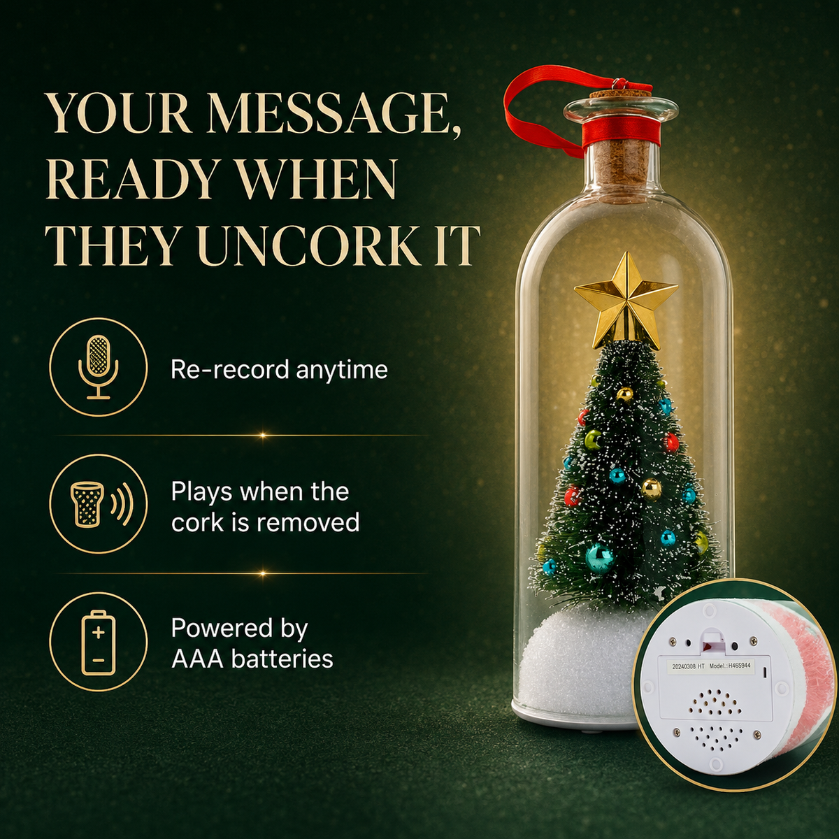 liosera™ Record-a-Message Christmas Tree
