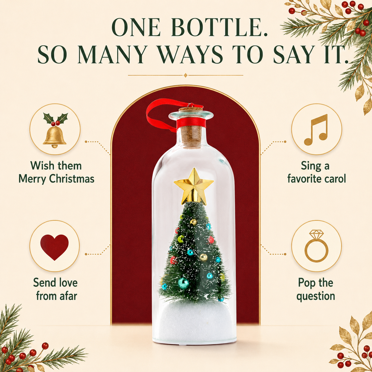 liosera™ Record-a-Message Christmas Tree