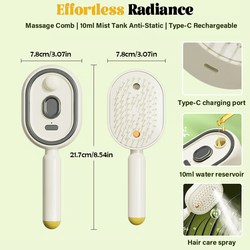 Electric Spray Air Cushion Massage Comb