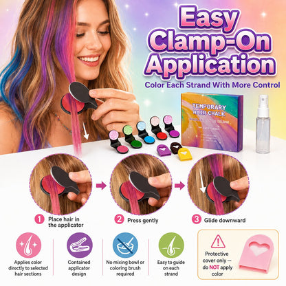 Liosera® 🌈Temporary Hair Chalk Applicator Set