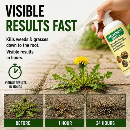 🔥🔥  Fast-Acting Natural Weed & Grass Killer Spray