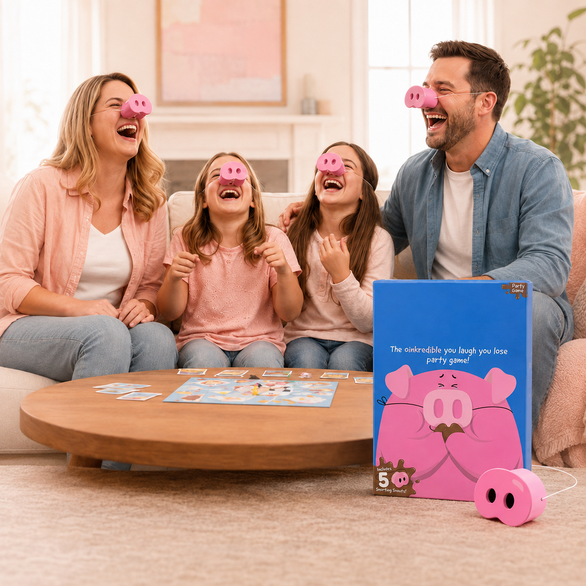 liosera® Piggy Nose Puzzle & Game Set