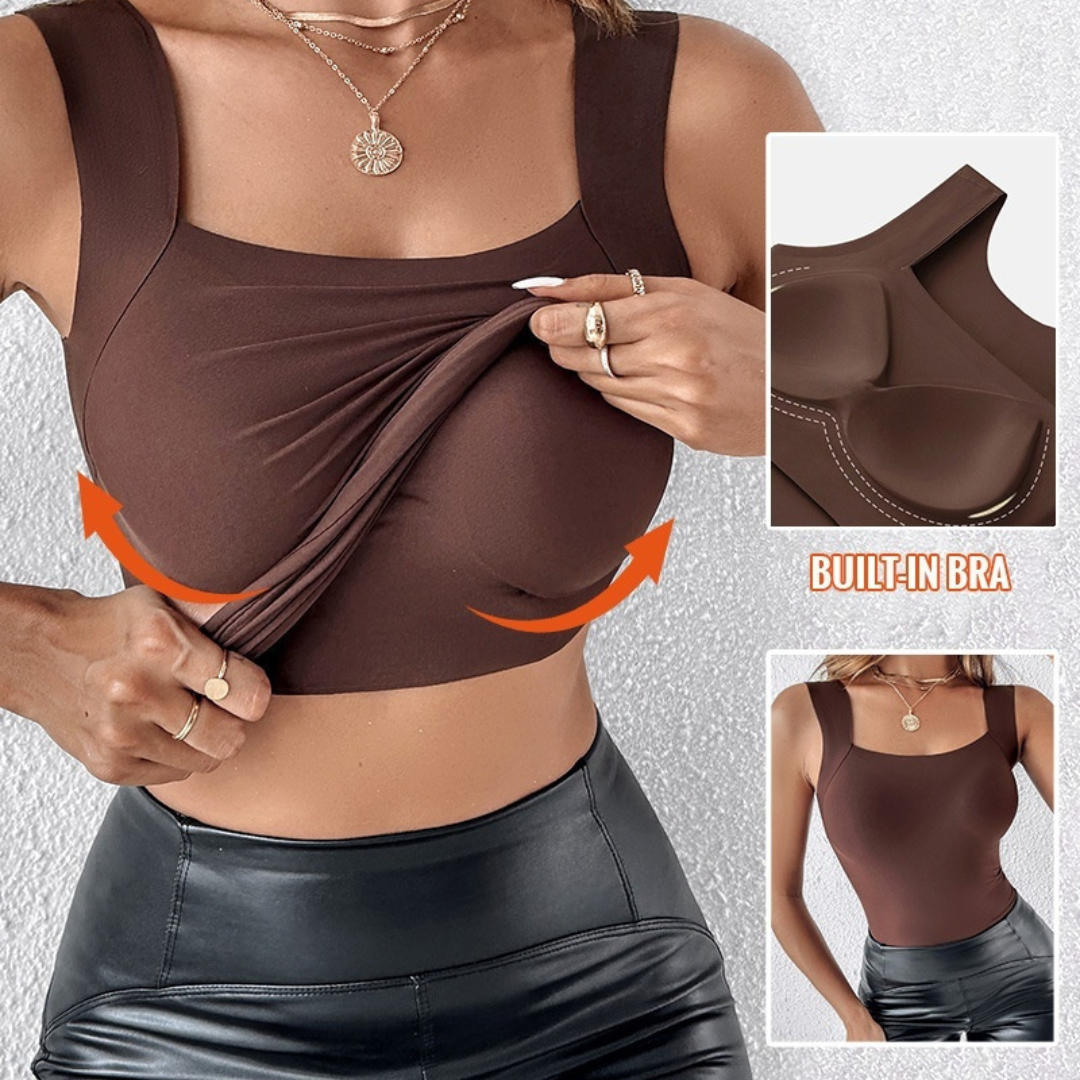 The All-in-One Sculpting Tank That Smooths, Shapes & Supports — No Bra Needed