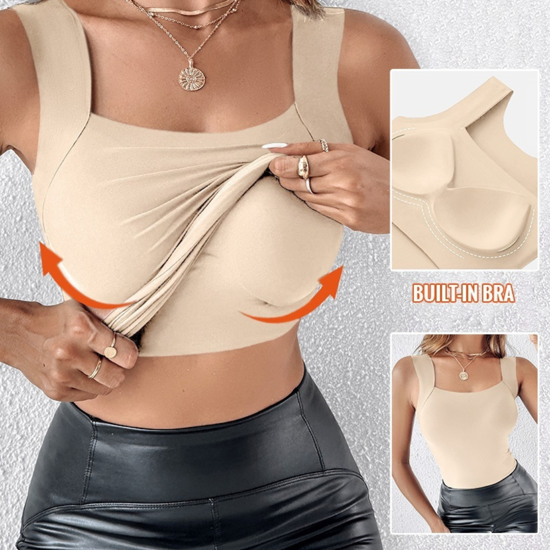 The All-in-One Sculpting Tank That Smooths, Shapes & Supports — No Bra Needed