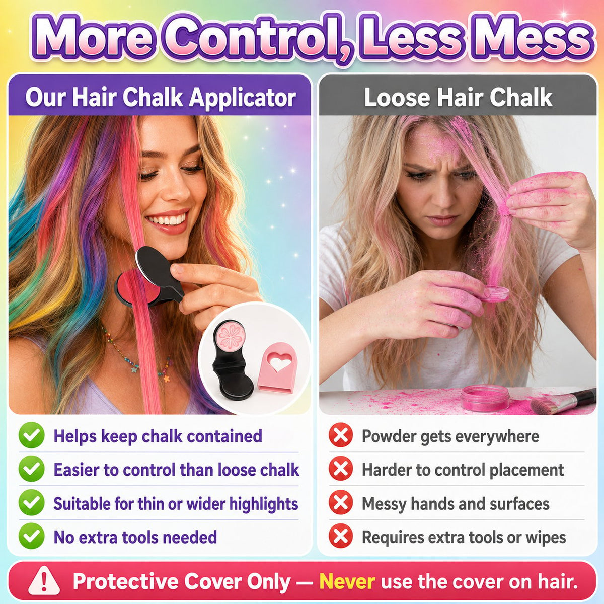 Liosera® 🌈Temporary Hair Chalk Applicator Set