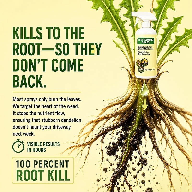 🔥🔥  Fast-Acting Natural Weed & Grass Killer Spray