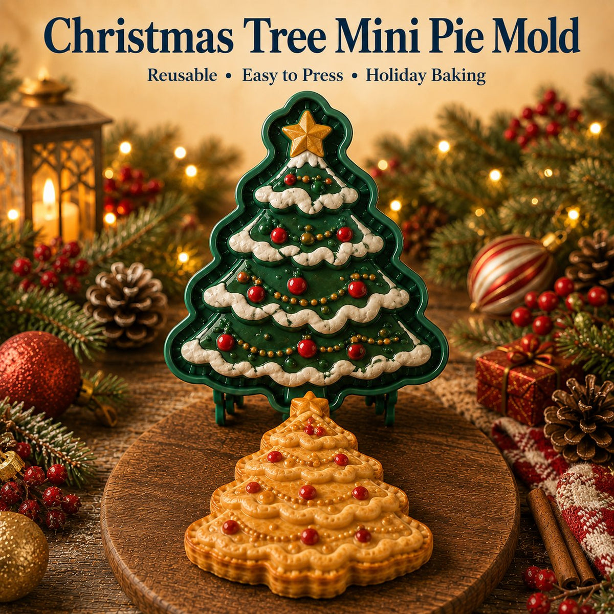 🎅Christmas Sale 49% OFF🍪98-Design Christmas Mini Pie Mold
