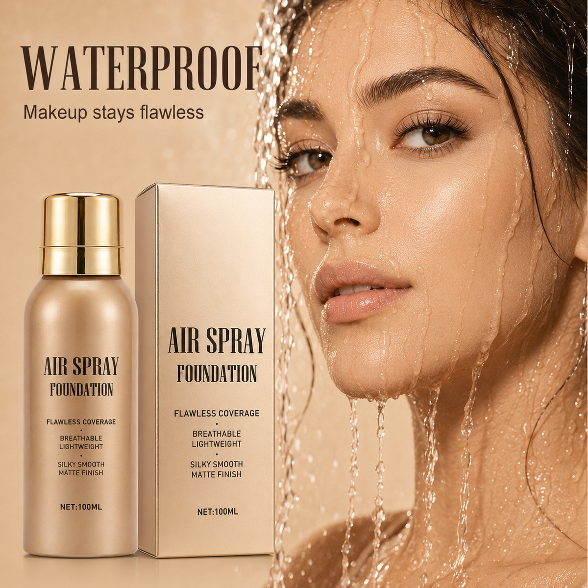 Waterproof Spray, Blend & Go — Flawless-Looking Coverage Without the Heavy Feel
