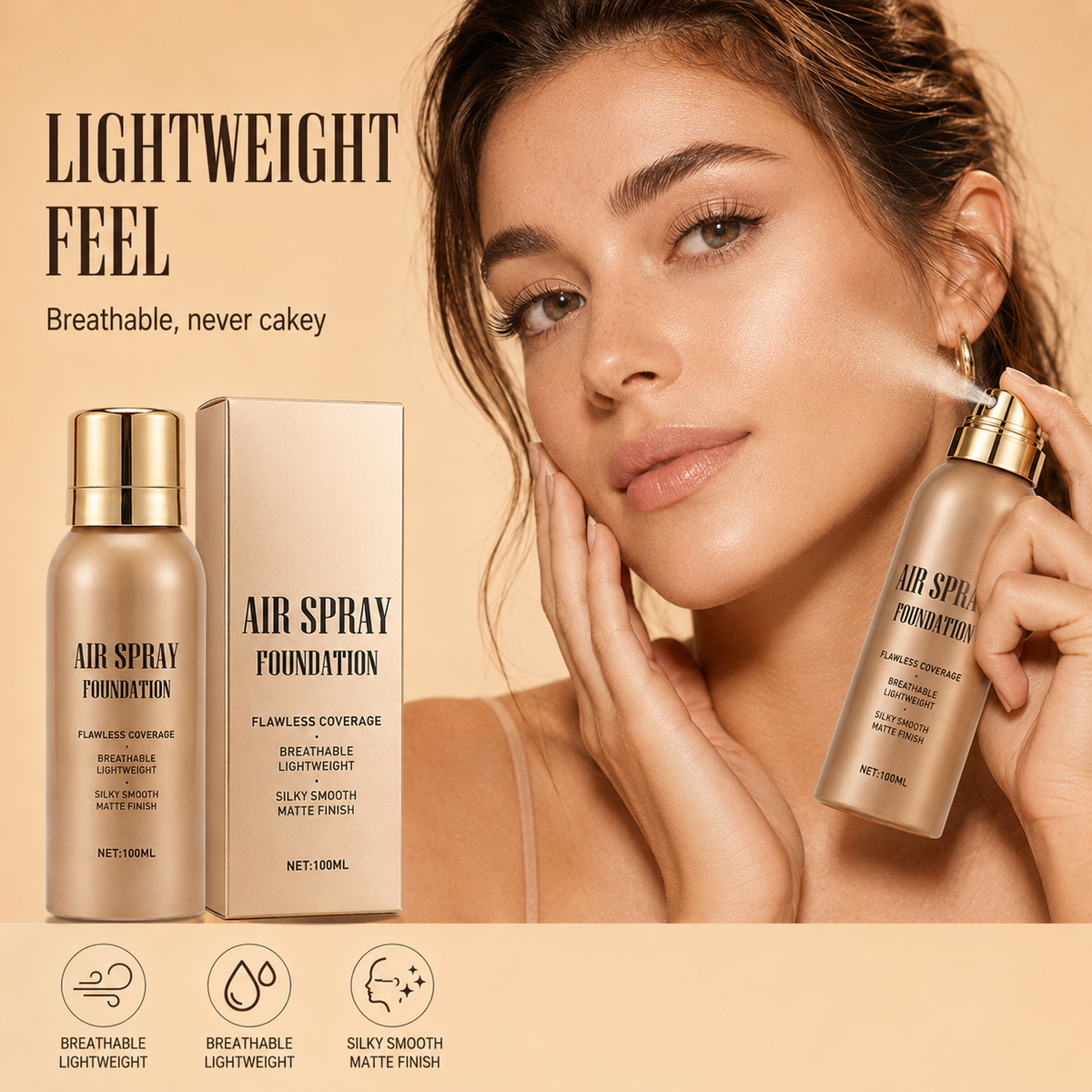 Waterproof Spray, Blend & Go — Flawless-Looking Coverage Without the Heavy Feel